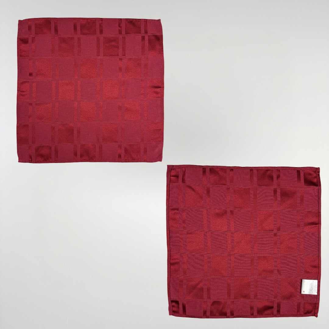 SET DE MANTEL ROJO RECTANGULAR