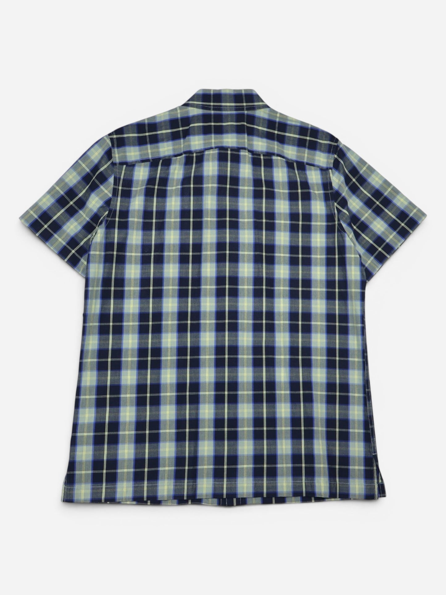 CAMISA DE CUADROS MANGA CORTA | PERRY ELLIS | TALLA M