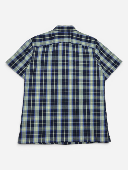 CAMISA DE CUADROS MANGA CORTA | PERRY ELLIS | TALLA M