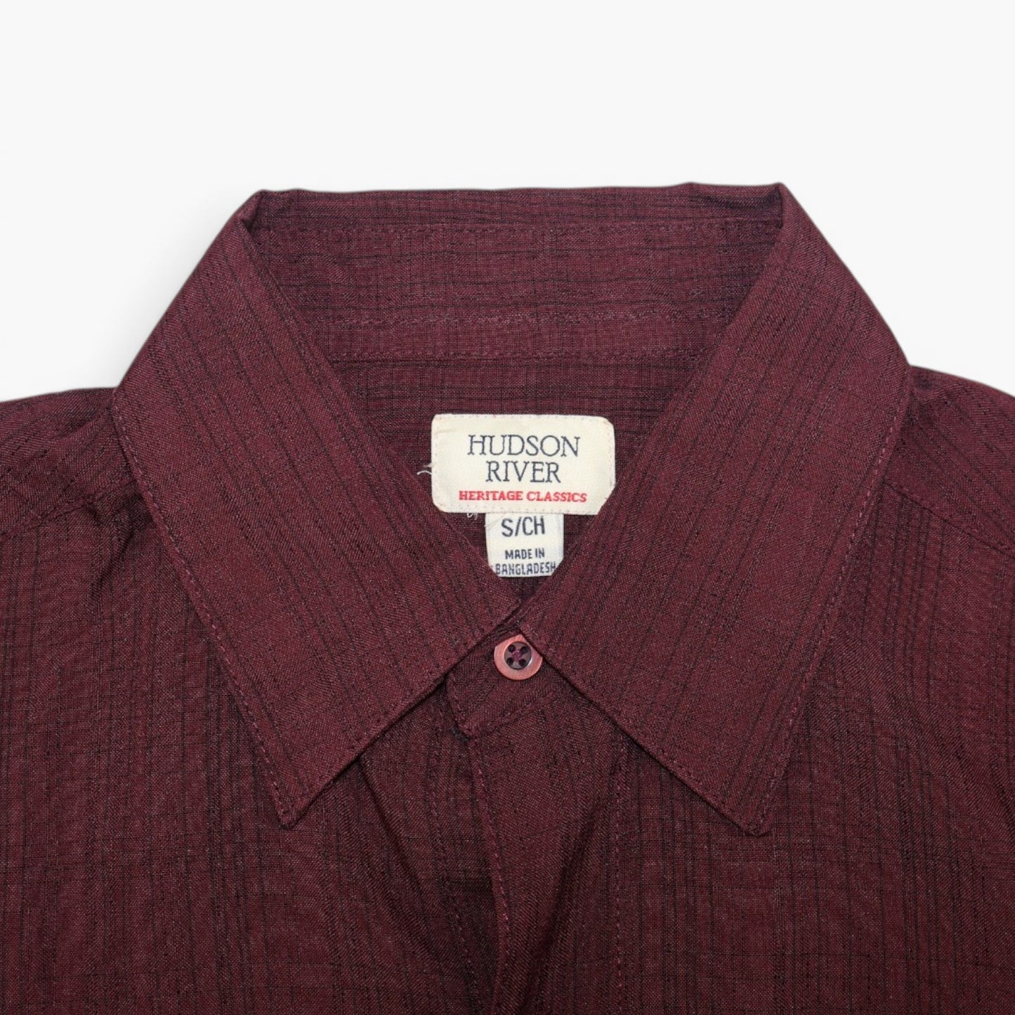 CAMISA MANGA CORTA VINOTINTO | HUDSON RIVER | TALLA S