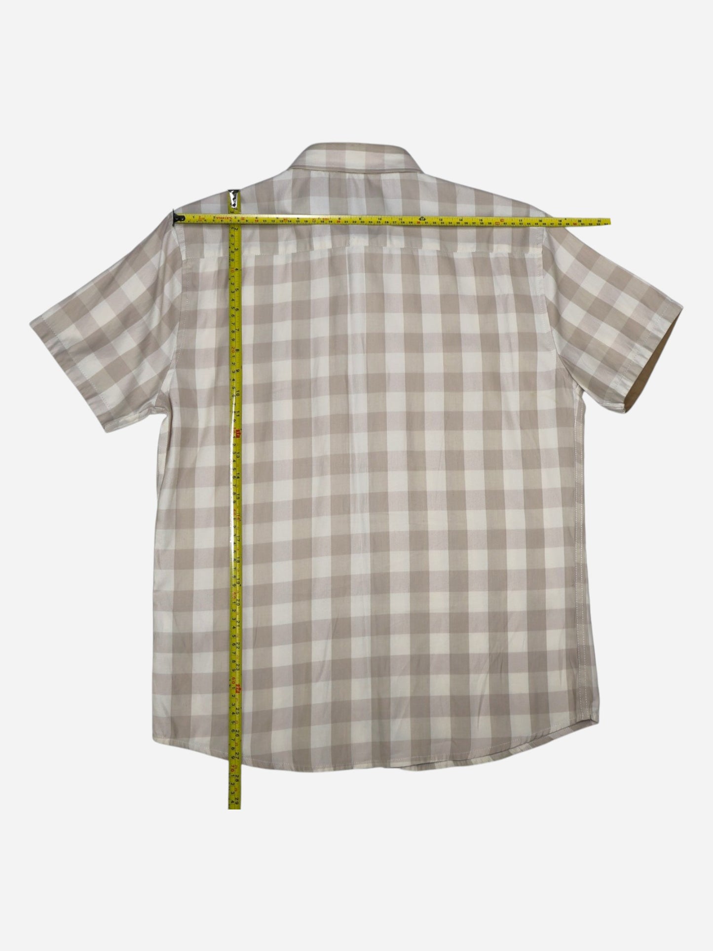 CAMISA DE CUADROS MANGA CORTA | CRAFT + FLOW | TALLA M