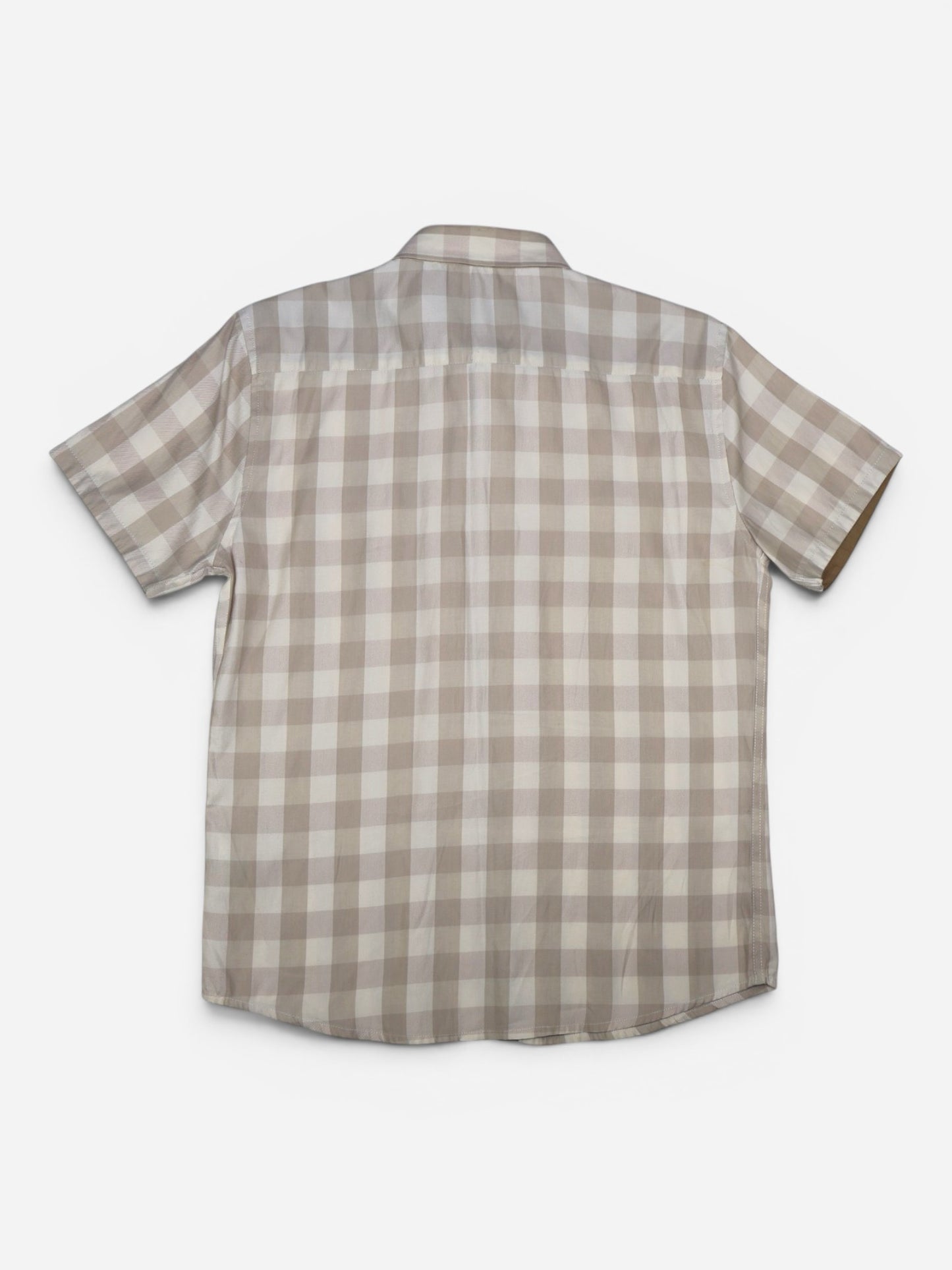 CAMISA DE CUADROS MANGA CORTA | CRAFT + FLOW | TALLA M