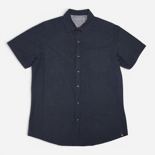 CAMISA MANGA CORTA CON ESTAMPADO DE PUNTITOS | AIRWALK | TALLA M