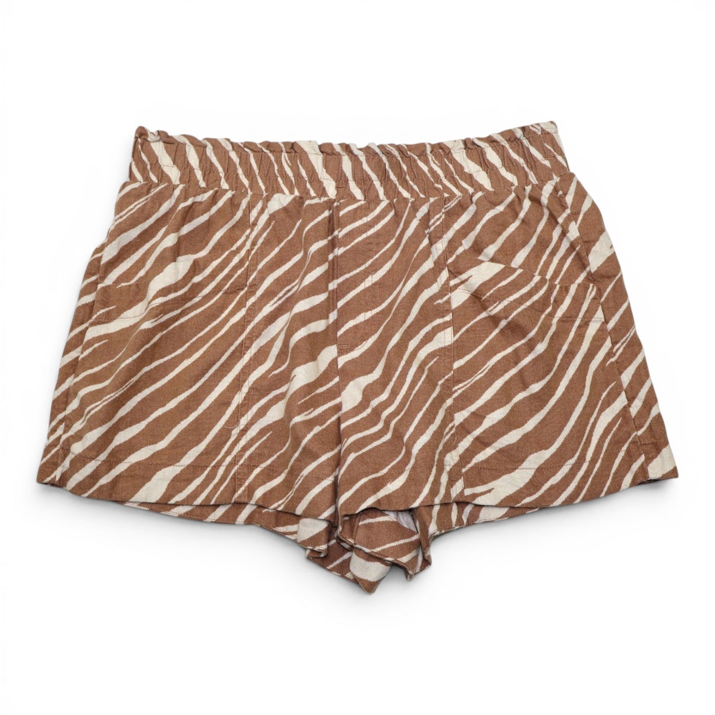 SHORTS DE LINO CON CINTURA ELÁSTICA | A NEW DAY | TALLA M