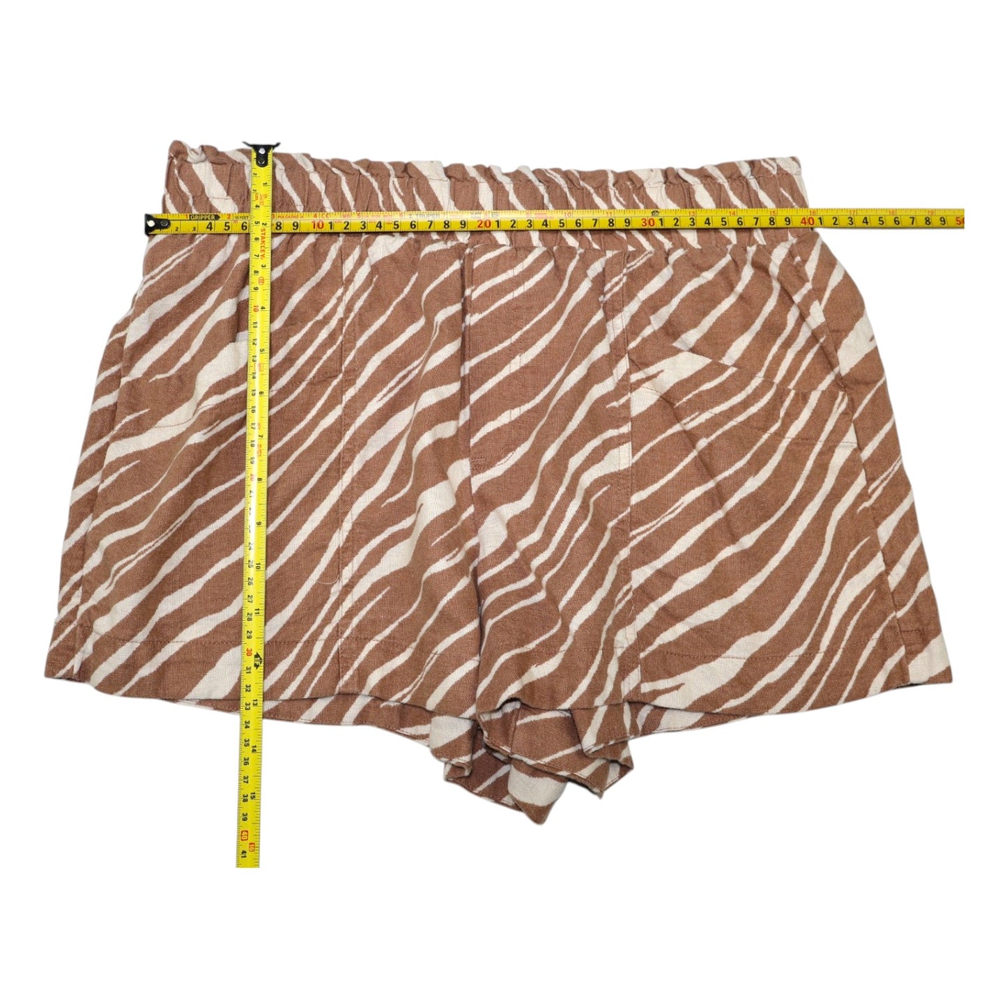 SHORTS DE LINO CON CINTURA ELÁSTICA | A NEW DAY | TALLA M