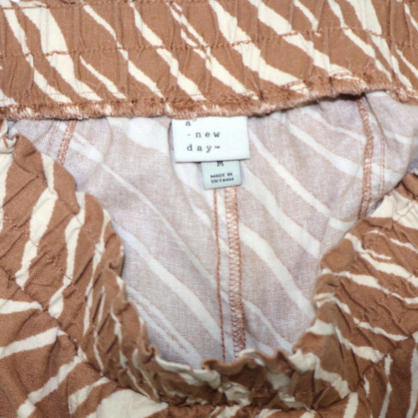 SHORTS DE LINO CON CINTURA ELÁSTICA | A NEW DAY | TALLA M