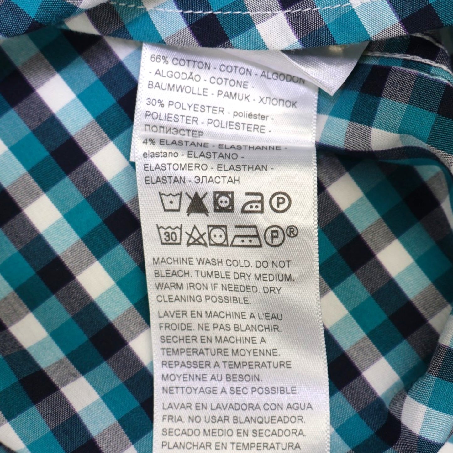 CAMISA MANGA LARGA DE CUADROS | DOCKERS | TALLA M