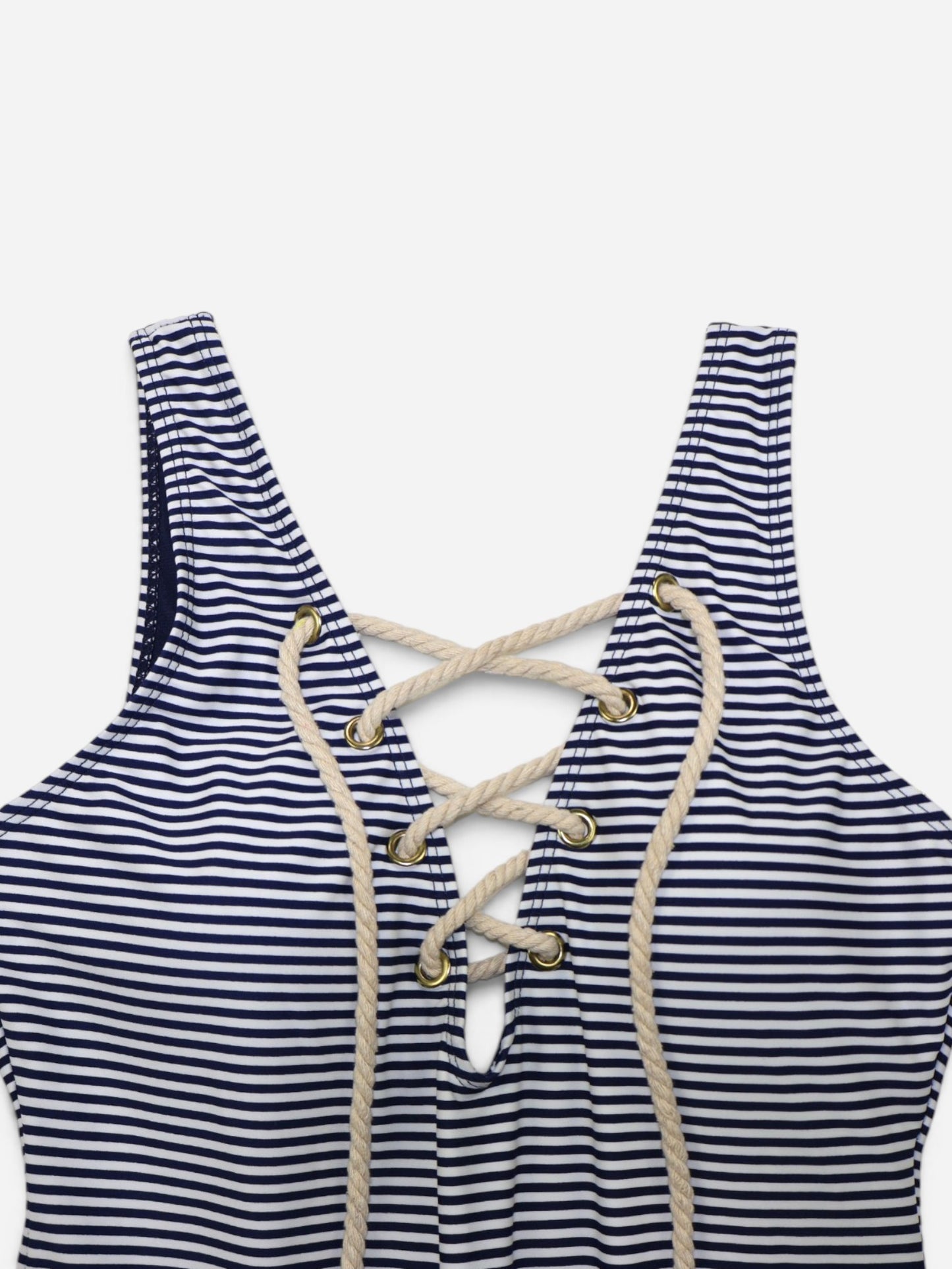 TRAJE DE BAÑO ENTERO DE RAYAS | JONES NEW YORK | TALLA S