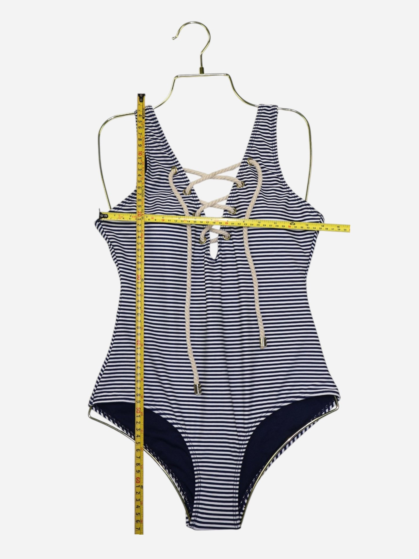 TRAJE DE BAÑO ENTERO DE RAYAS | JONES NEW YORK | TALLA S