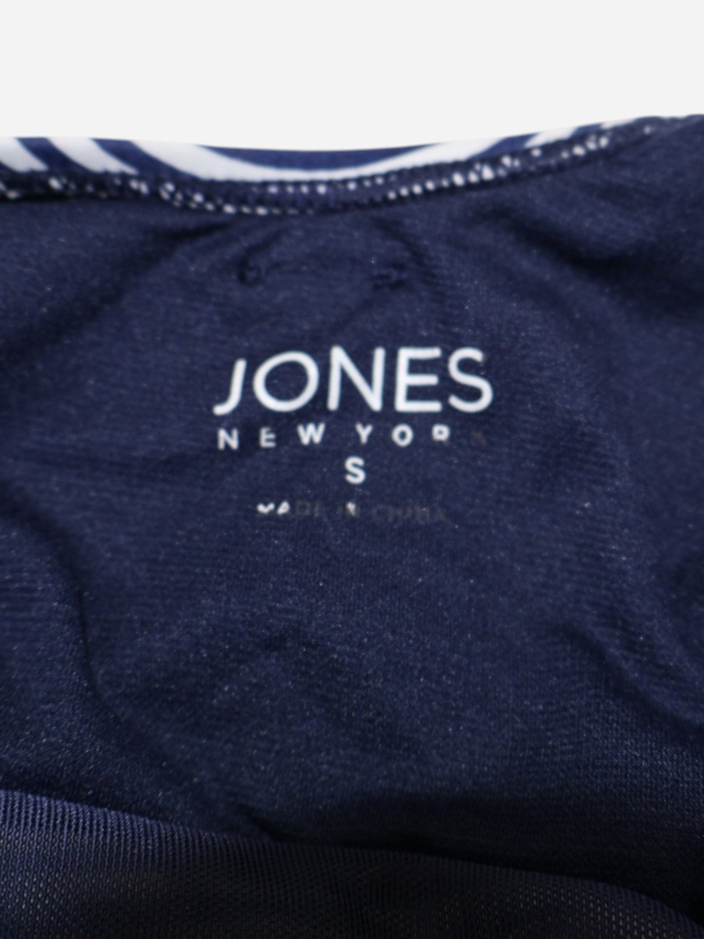 TRAJE DE BAÑO ENTERO DE RAYAS | JONES NEW YORK | TALLA S