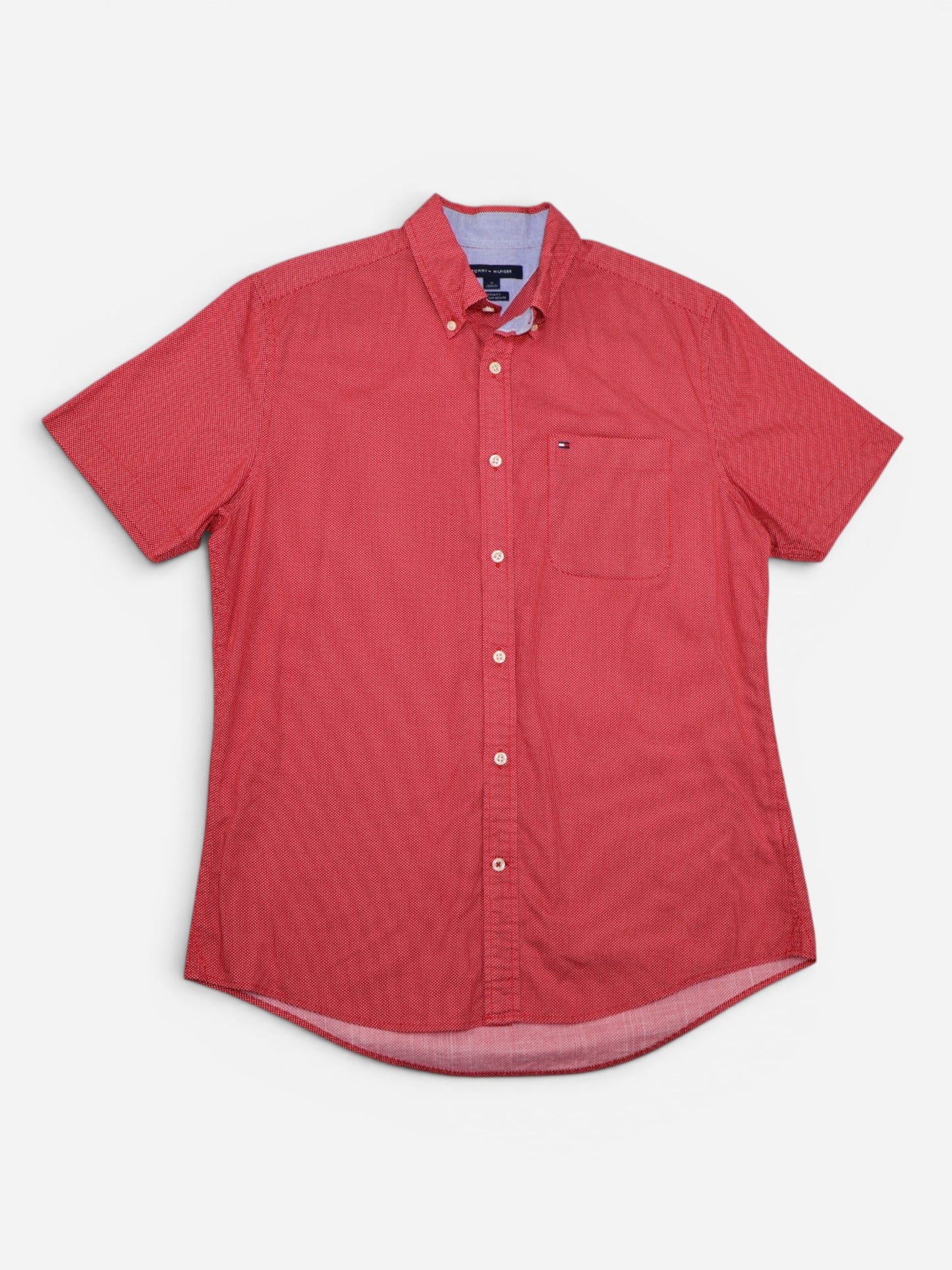 CAMISA ROJA MANGA CORTA | TOMMY HILFIGER | TALLA M