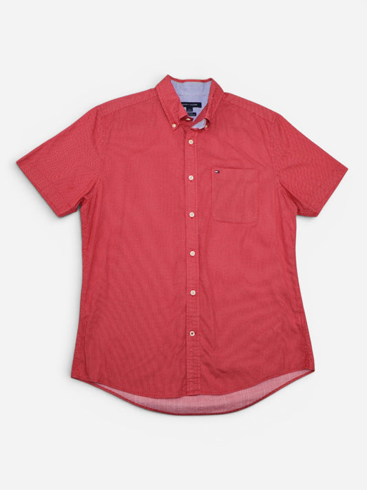 CAMISA ROJA MANGA CORTA | TOMMY HILFIGER | TALLA M