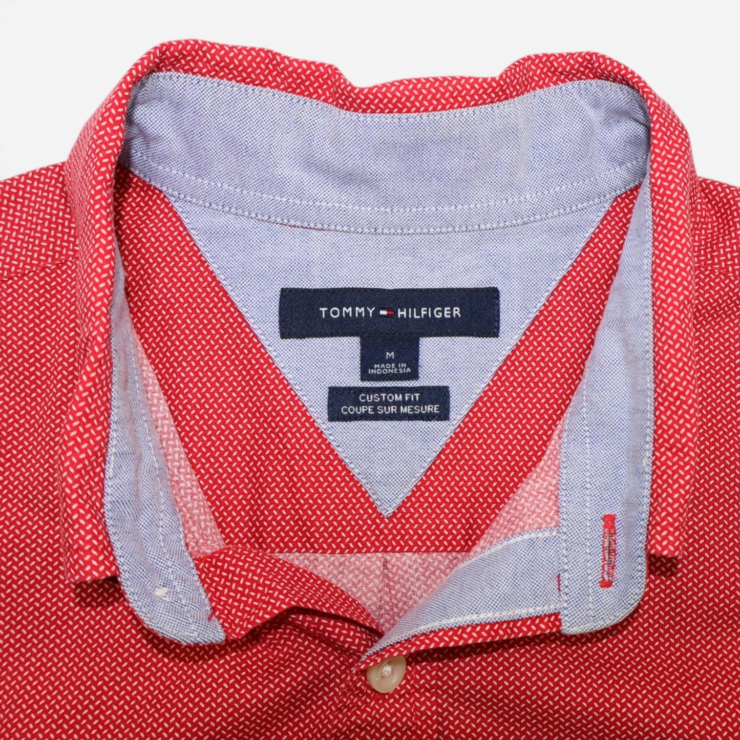 CAMISA ROJA MANGA CORTA | TOMMY HILFIGER | TALLA M