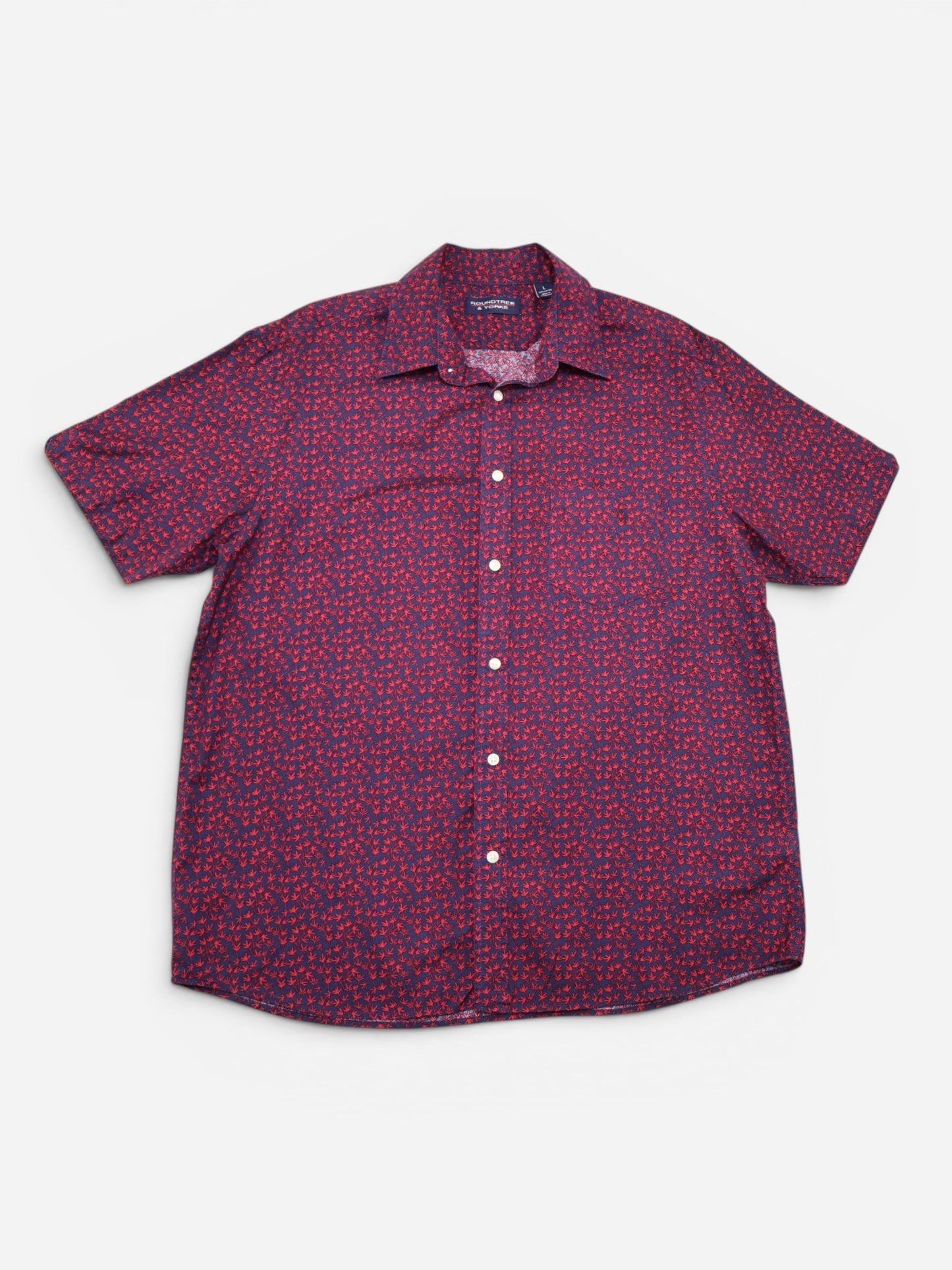 CAMISA MANGA CORTA | ROUNDTREE & YORKE | TALLA L
