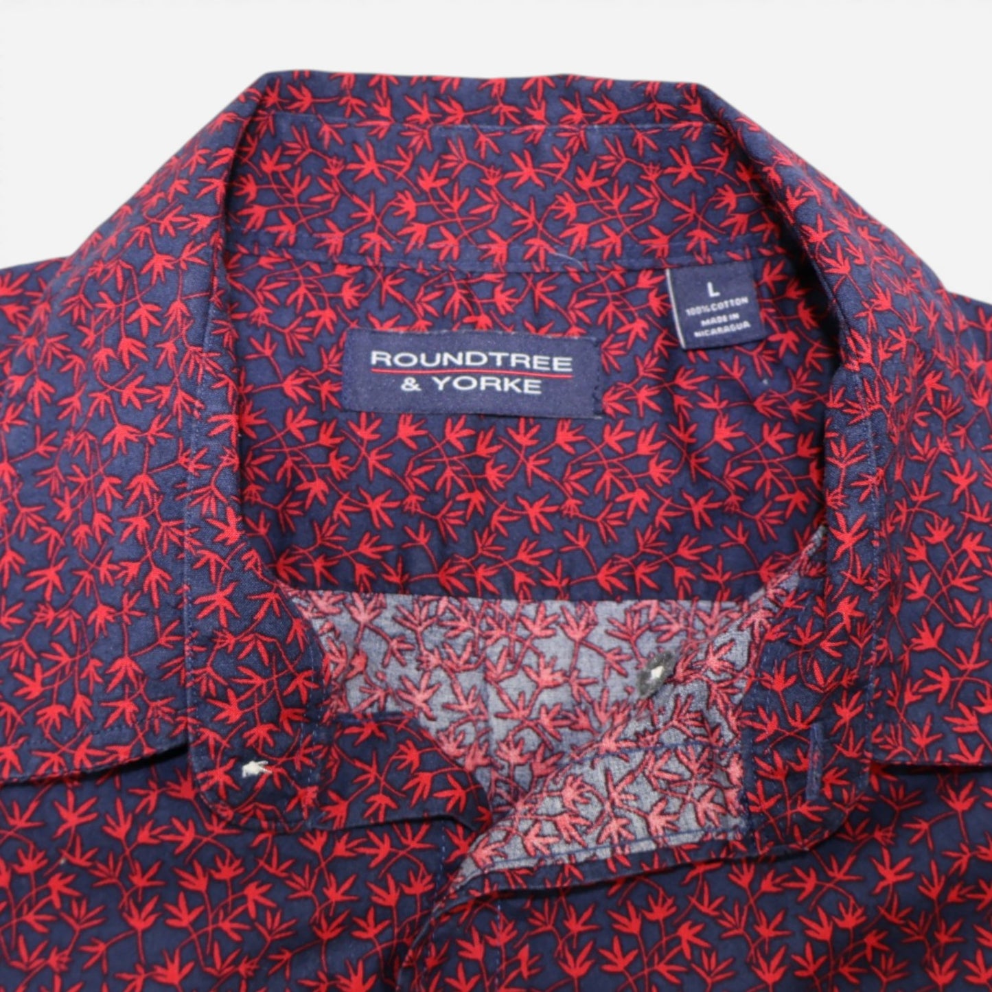 CAMISA MANGA CORTA | ROUNDTREE & YORKE | TALLA L