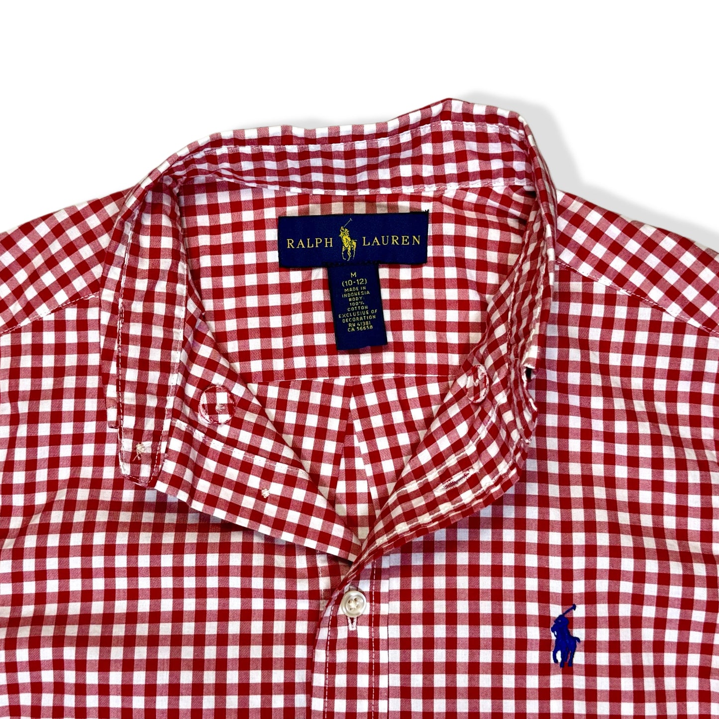 CAMISA DE CUADROS PARA NIÑOS | RALPH LAUREN | M (10/12)