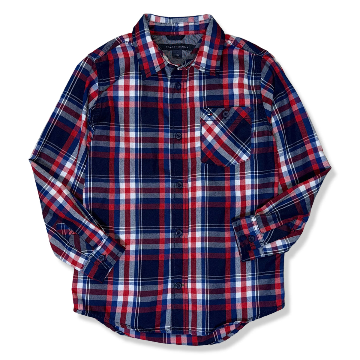 CAMISA DE CUADROS PARA NIÑOS | TOMMY HILFIGER | 7