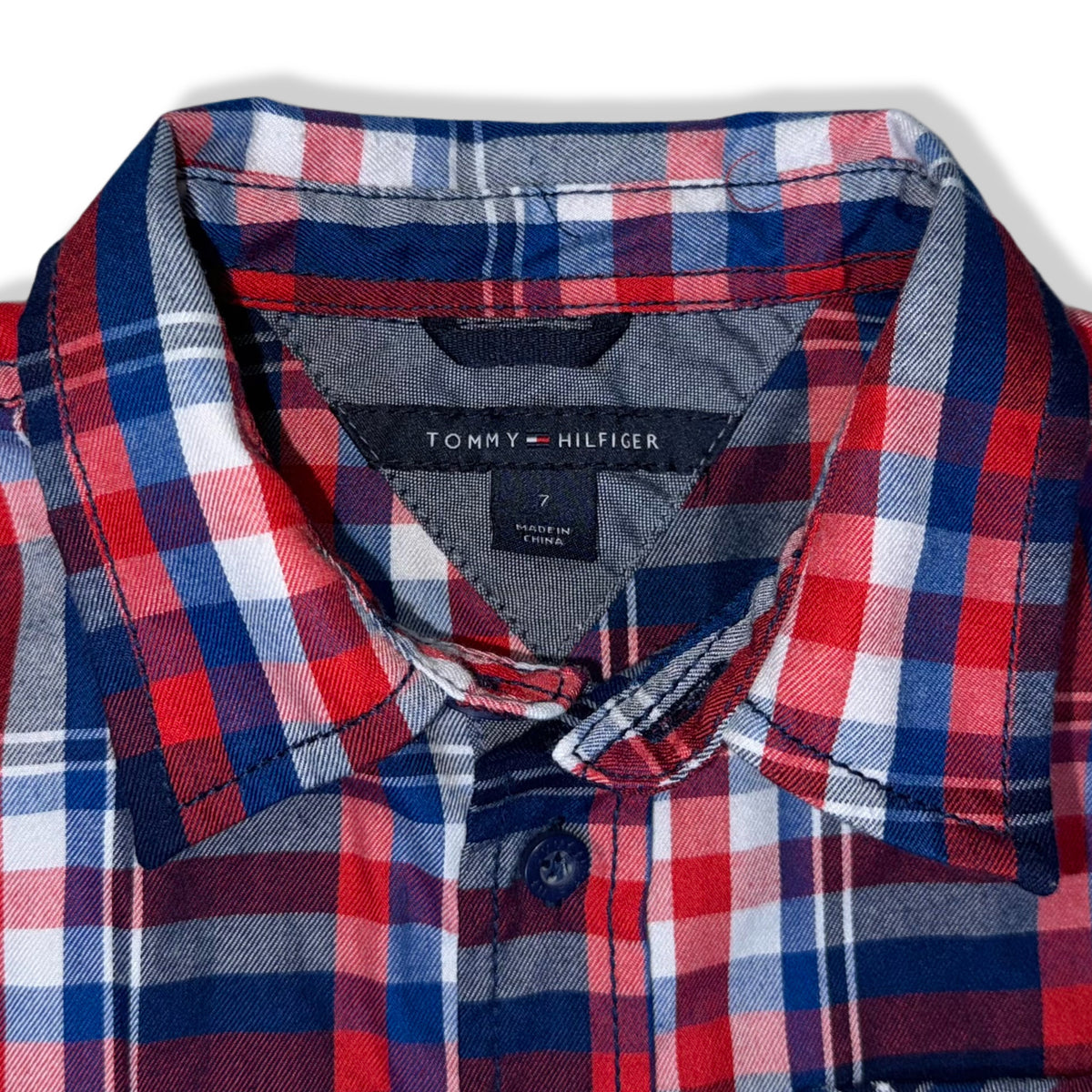 CAMISA DE CUADROS PARA NIÑOS | TOMMY HILFIGER | 7