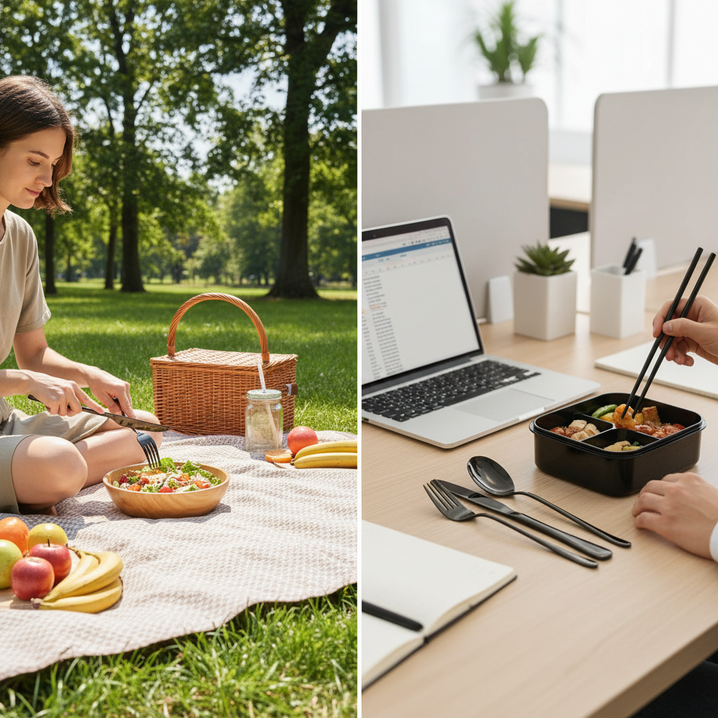 SET DE CUBIERTOS REUTILIZABLES CON ESTUCHE