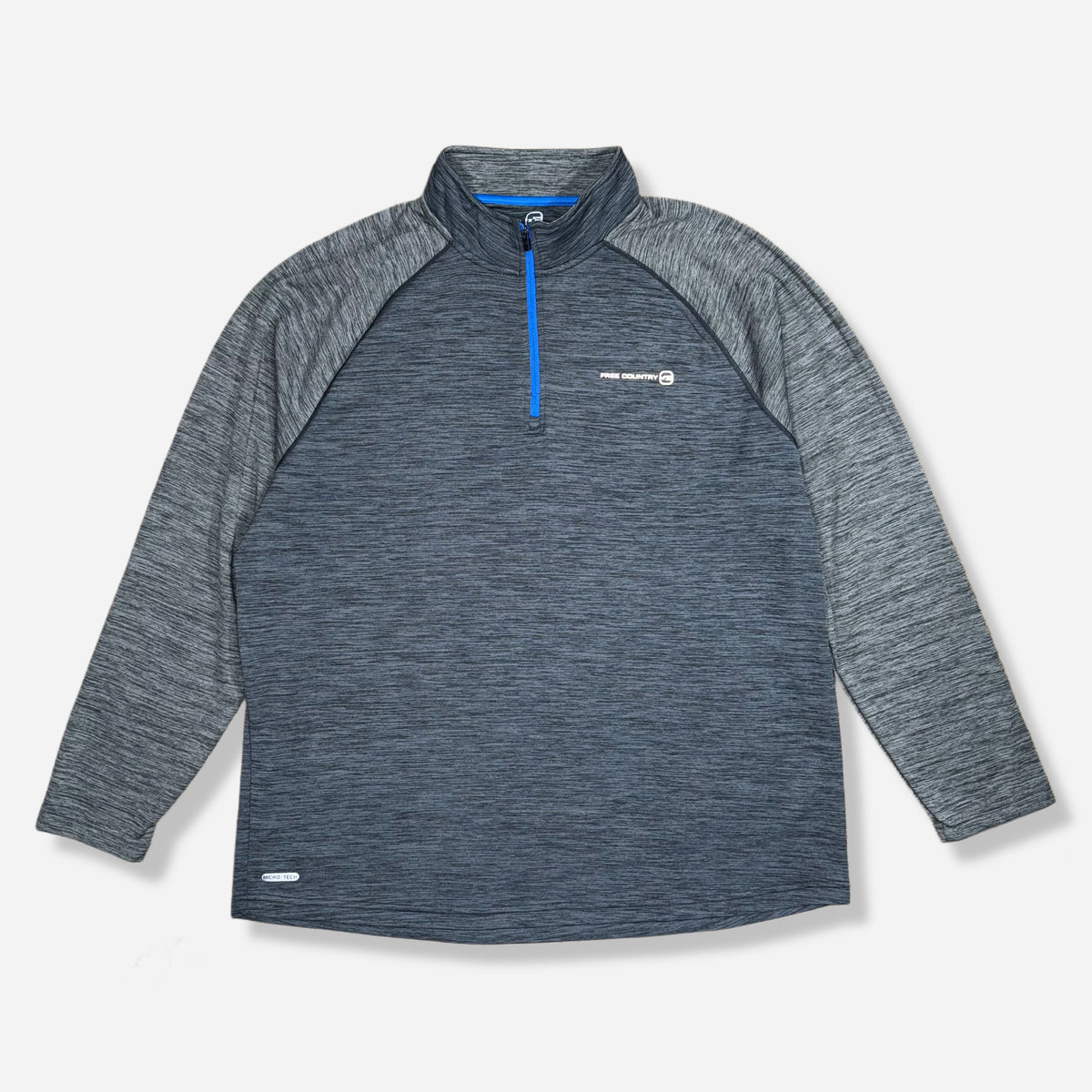 SUÉTER DEPORTIVO GRIS PARA HOMBRE | FREE COUNTRY | TALLA XXL
