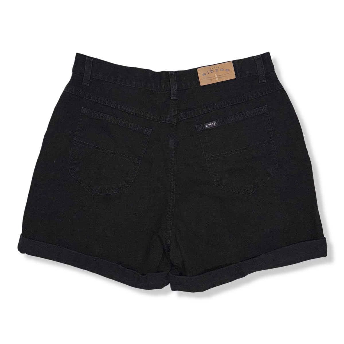 HIGH-RISE SHORTS NEGROS CLÁSICOS | RIDERS | 16