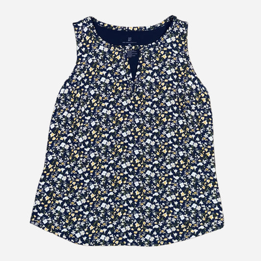 BLUSA FLOREADA AZUL MARINO | NEW YORK & COMPANY | M