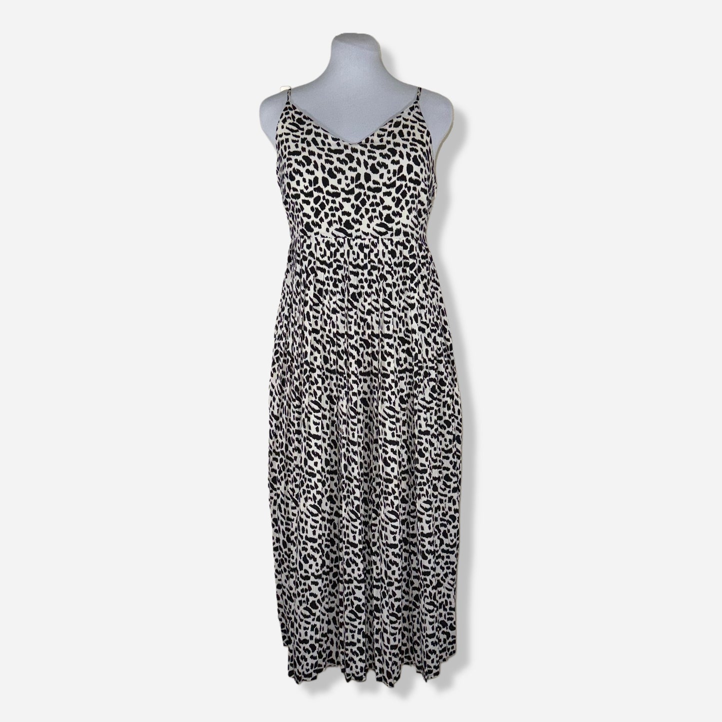 VESTIDO MIDI CON ESTAMPADO ANIMAL PRINT | DOE & RAE | M