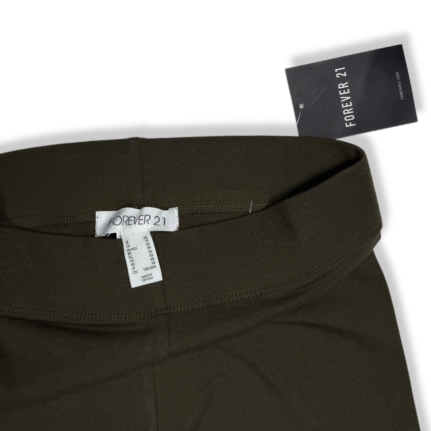 LEGGINGS VERDE OLIVO | FOREVER 21 | XS