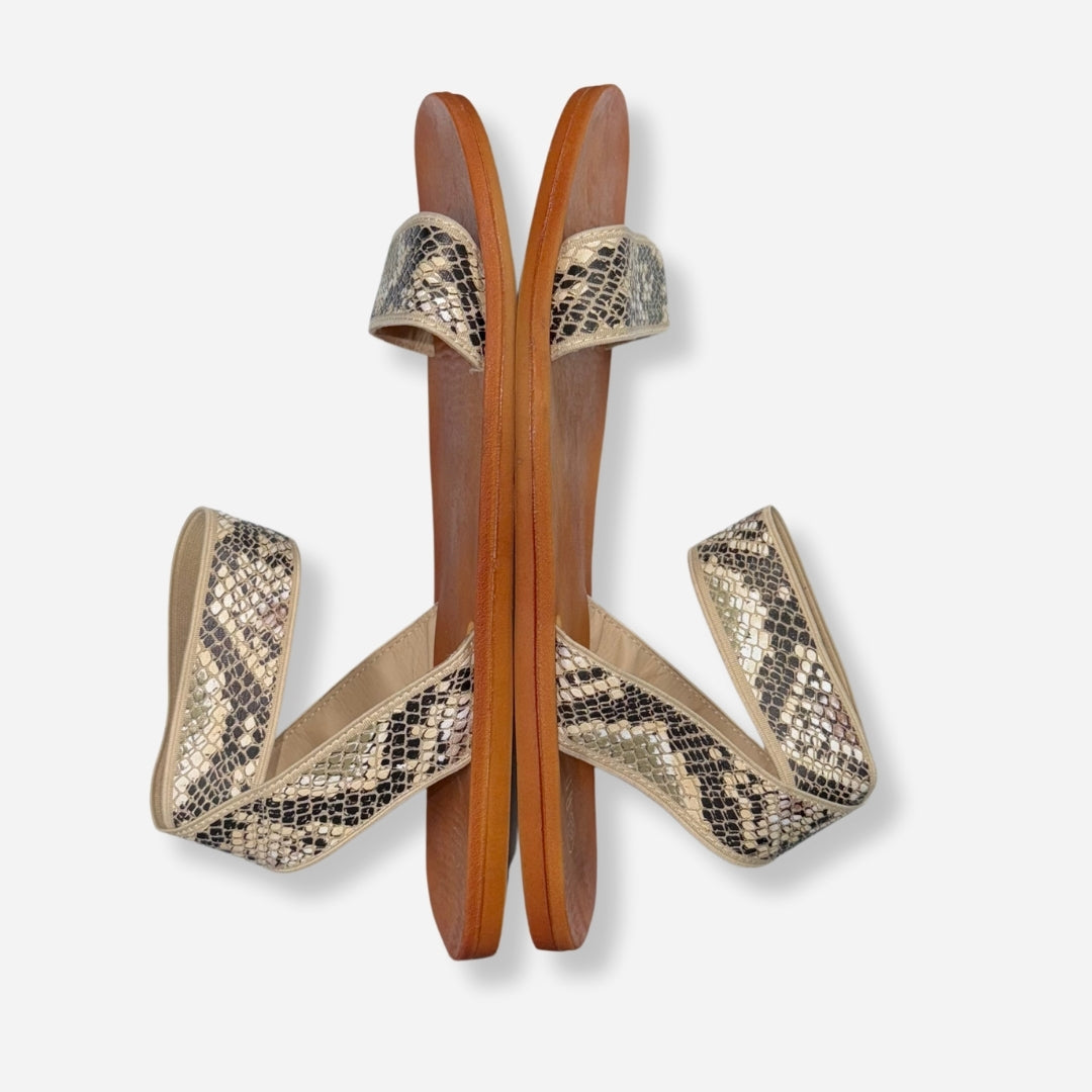 SANDALIAS DE SNAKE PRINT | ROUGE | 8.5