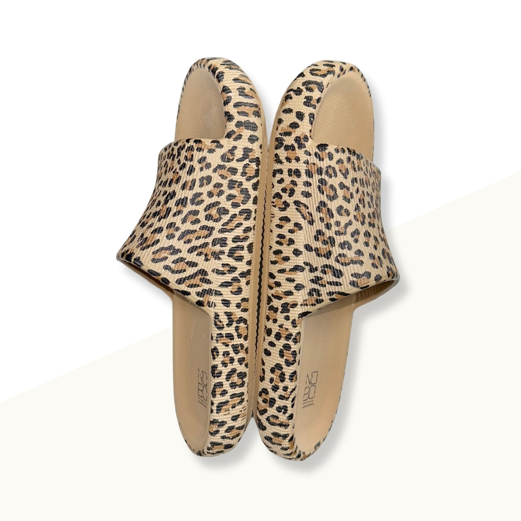 CHANCLETAS DE ANIMAL PRINT | NO BOUNDARIES | TALLA 9