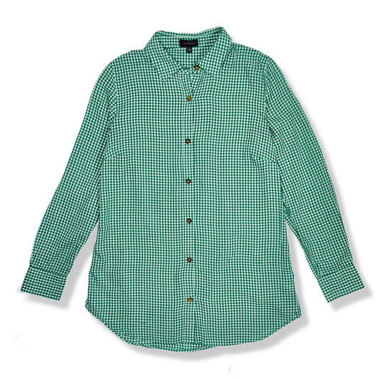 THE GREEN GINGHAM SHIRT | THE LIMITED | S
