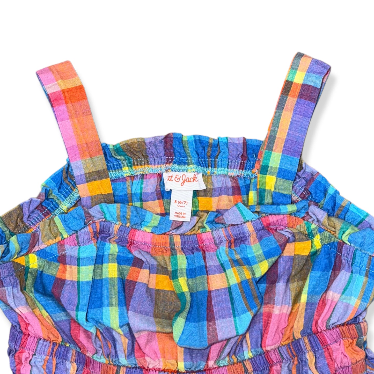 VESTIDO DE CUADROS PARA NIÑAS | CAT & JACK | S (6/7)