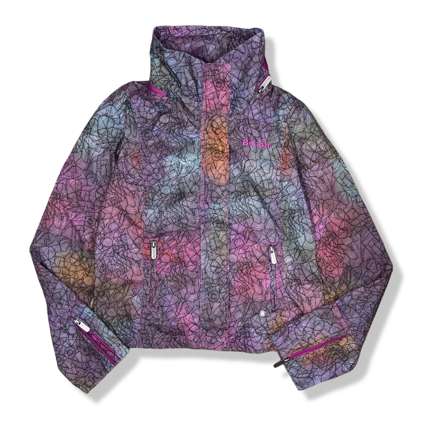 CHAQUETA IMPERMEABLE ESTAMPADA PARA NIÑAS | BENCH | TALLA XL