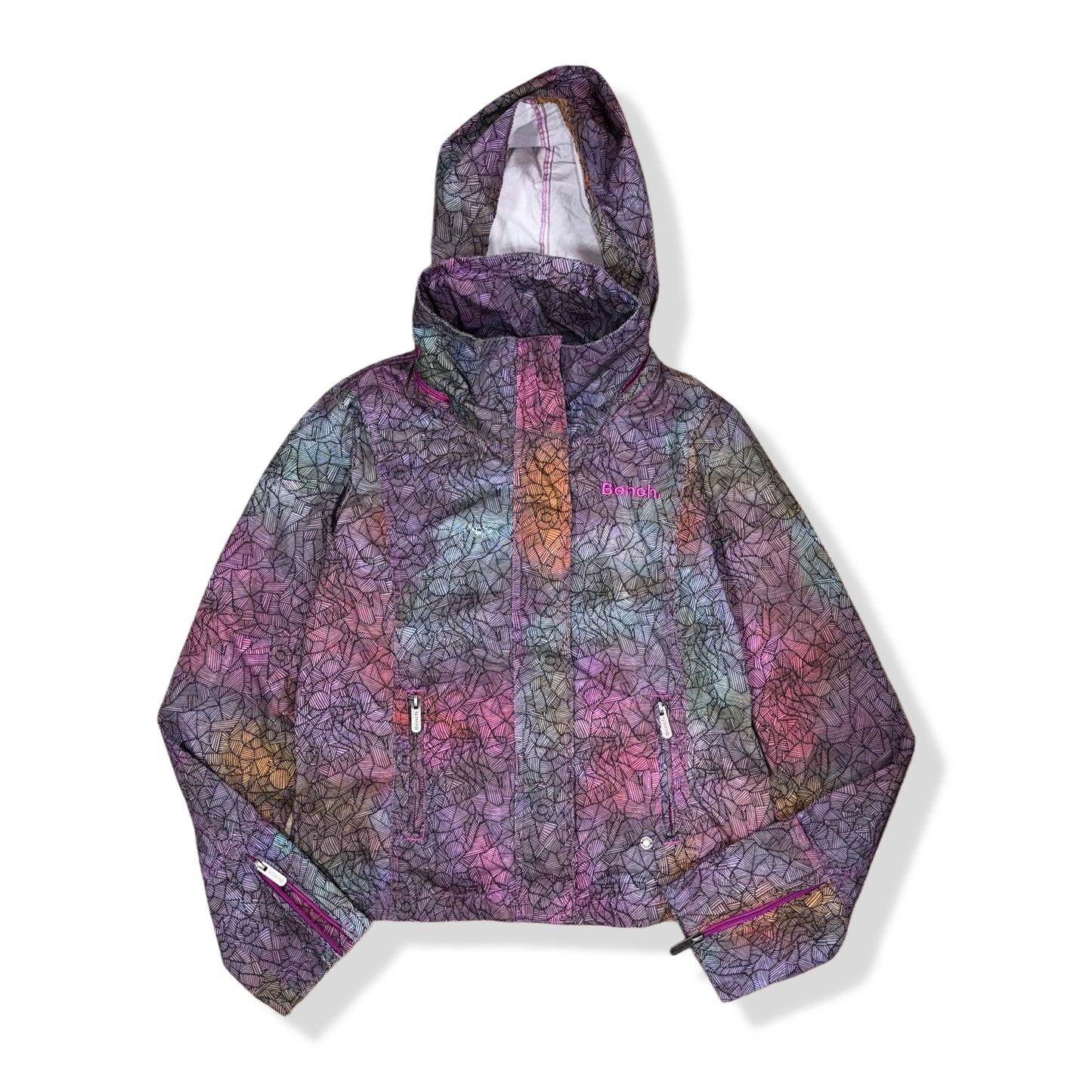 CHAQUETA IMPERMEABLE ESTAMPADA PARA NIÑAS | BENCH | TALLA XL