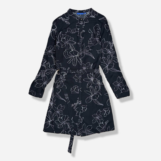 VESTIDO NEGRO CON ESTAMPADO FLORAL | APT.9 | XL