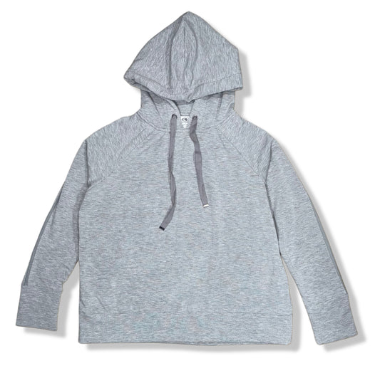 HOODIE GRIS PARA MUJER | ATHLETIC WORKS | TALLA L (12–14)
