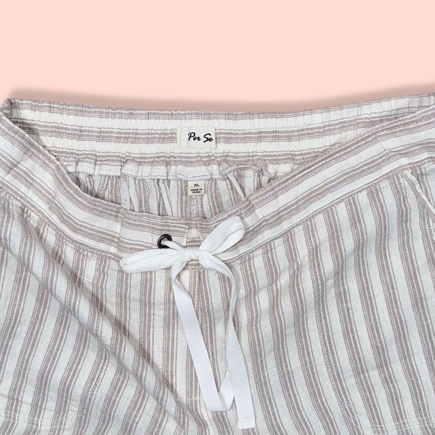 SHORTS CON RAYAS | PER SE | XL
