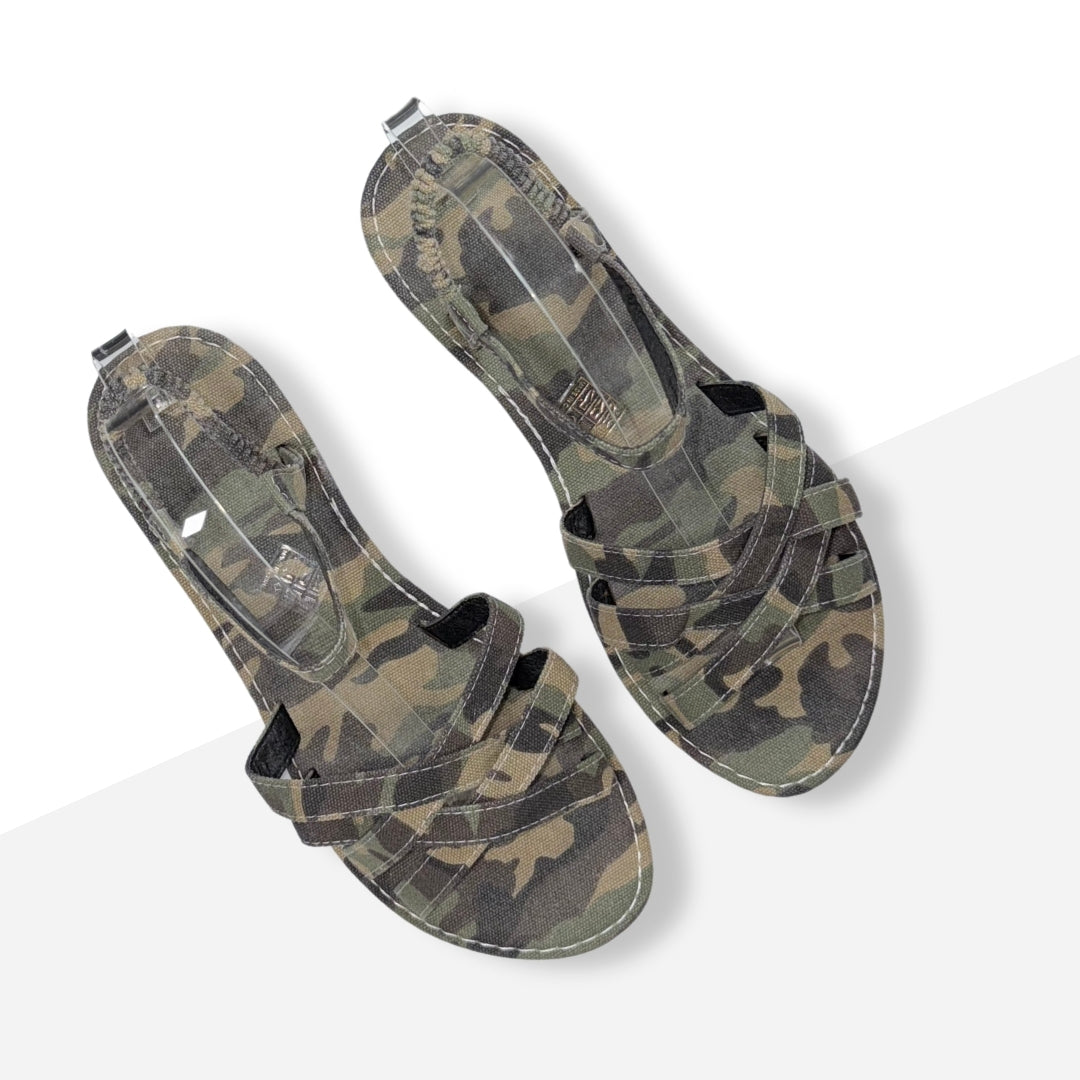 SANDALIAS DE CAMUFLAJE PARA MUJER | TALLA 41 (US 10)