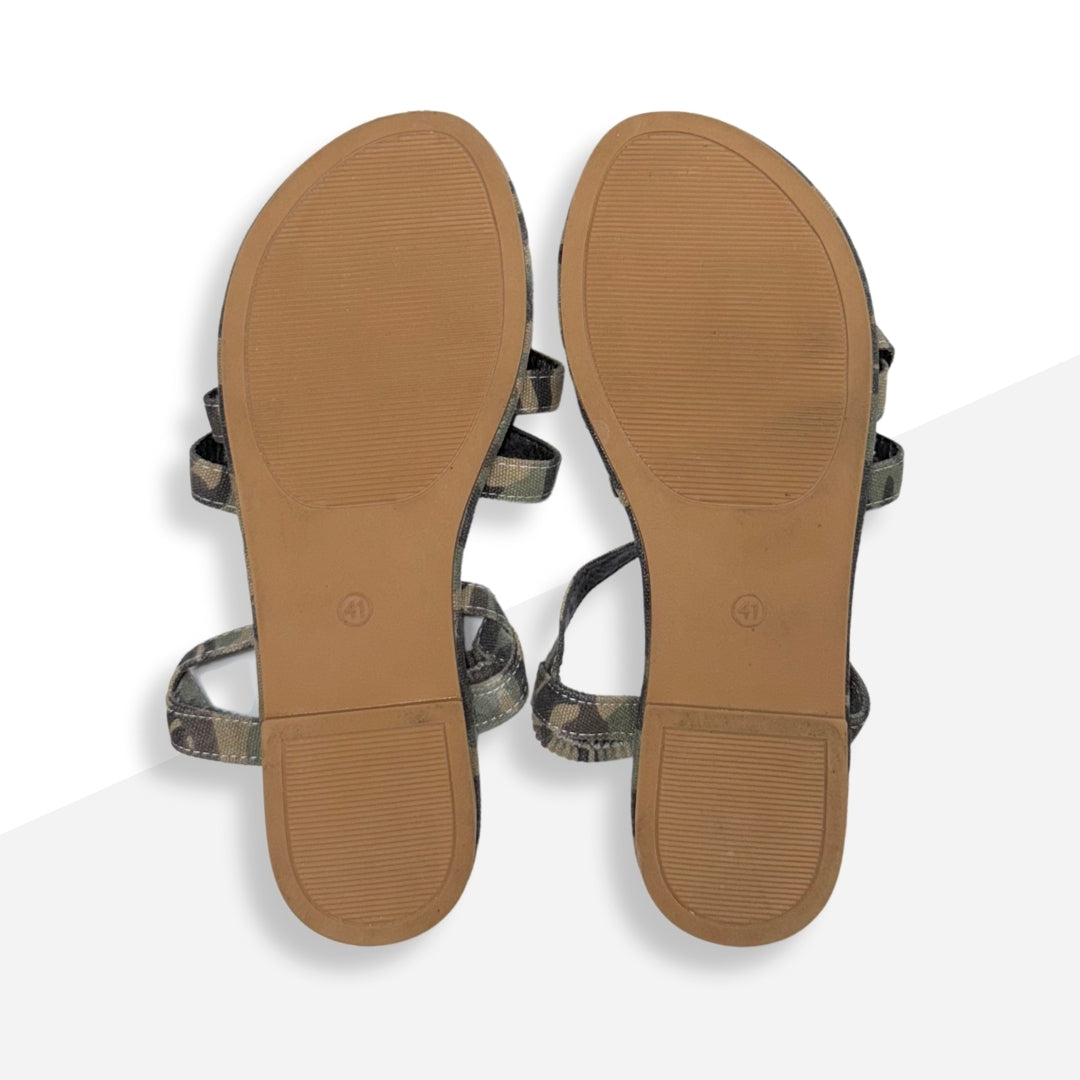 SANDALIAS DE CAMUFLAJE PARA MUJER | TALLA 41 (US 10)