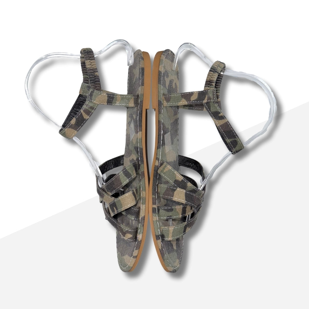 SANDALIAS DE CAMUFLAJE PARA MUJER | TALLA 41 (US 10)