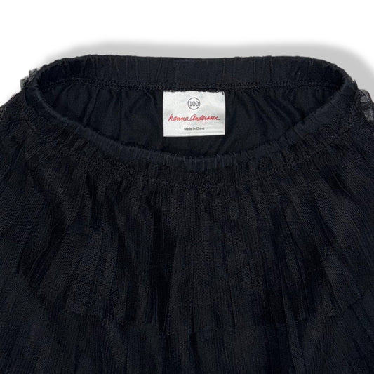 FALDA EN TUL NEGRA PARA NIÑAS | HANNA ANDERSSON | TALLA 100 (3T)