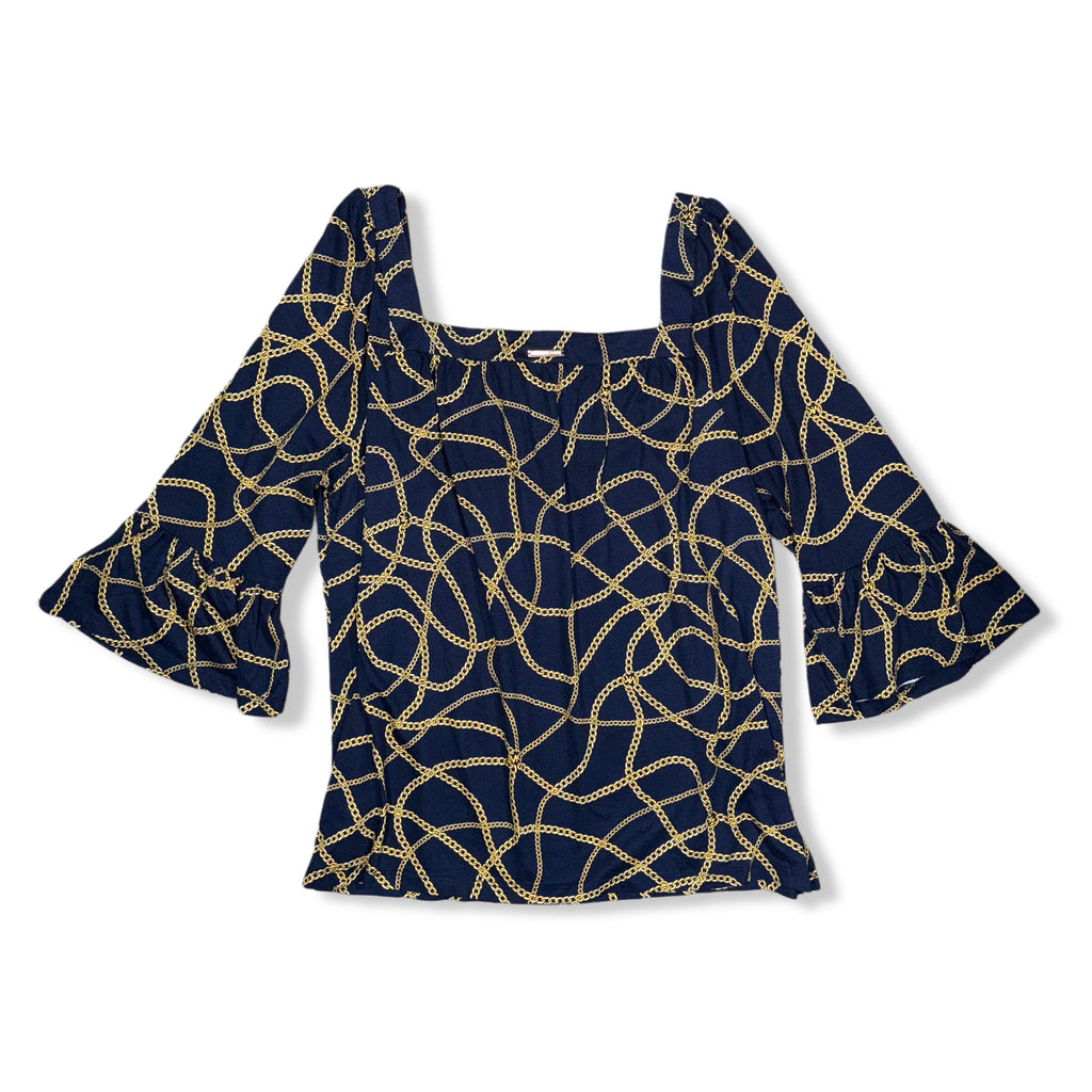 NEW | MIDNIGHT BLUE TOP | MICHAEL KORS | TALLA M
