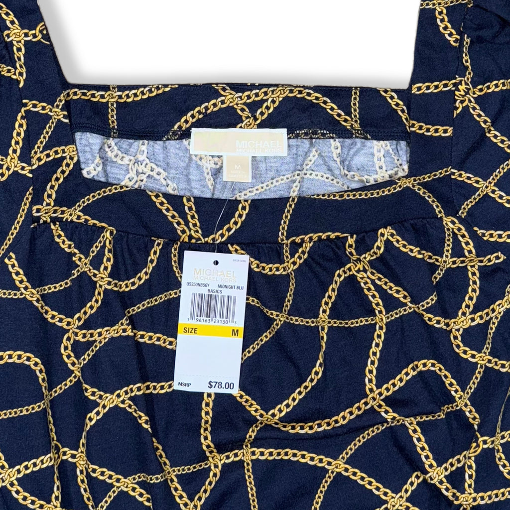 NEW | MIDNIGHT BLUE TOP | MICHAEL KORS | TALLA M