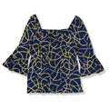 NEW | MIDNIGHT BLUE TOP | MICHAEL KORS | TALLA M