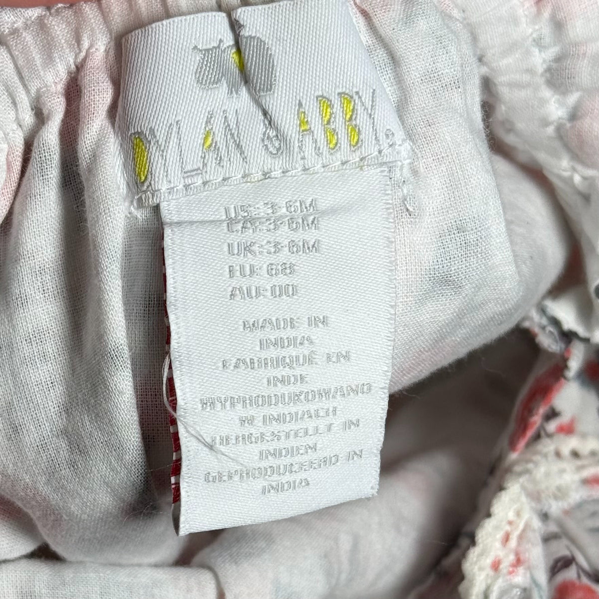 ROMPER PARA BEBÉ | DYLAN & ABBY | TALLA 3-6 MESES