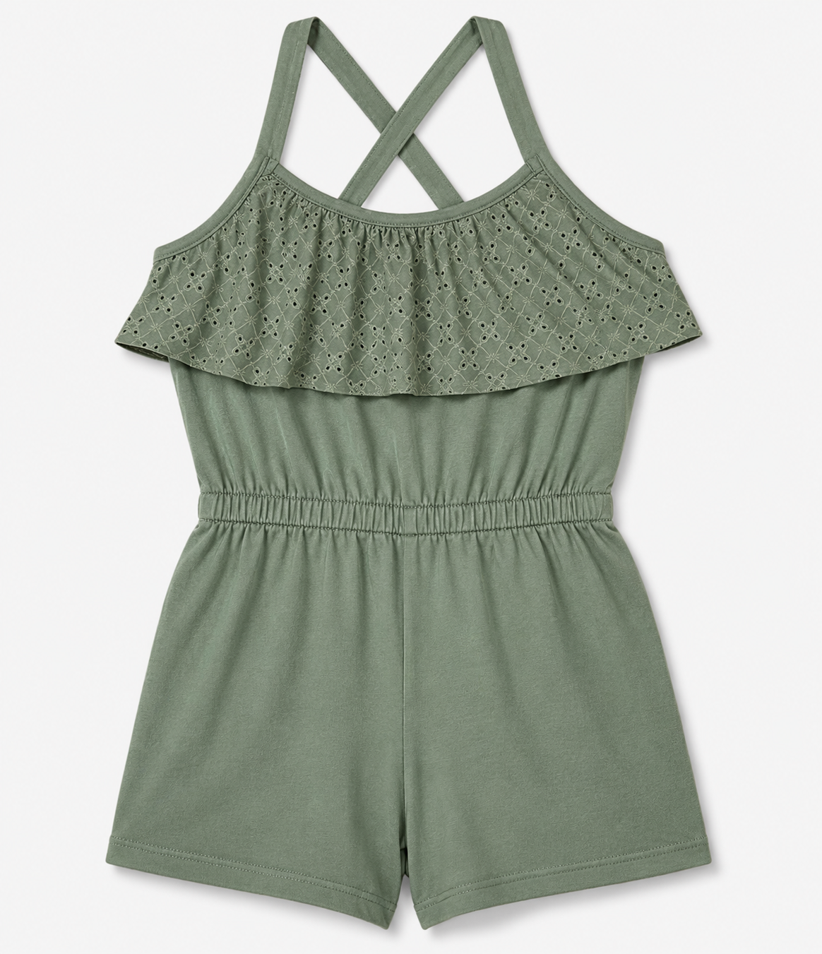 ENTERIZO CON VOLANTE PARA NIÑA | OLD NAVY | TALLA XL (14)