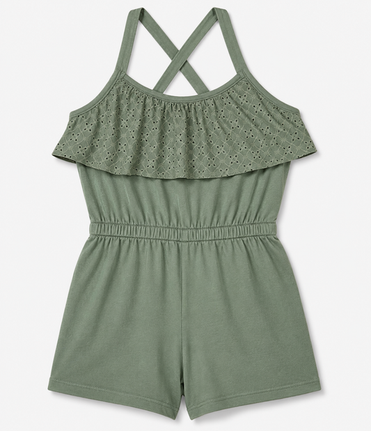 ENTERIZO CON VOLANTE PARA NIÑA | OLD NAVY | TALLA XL (14)