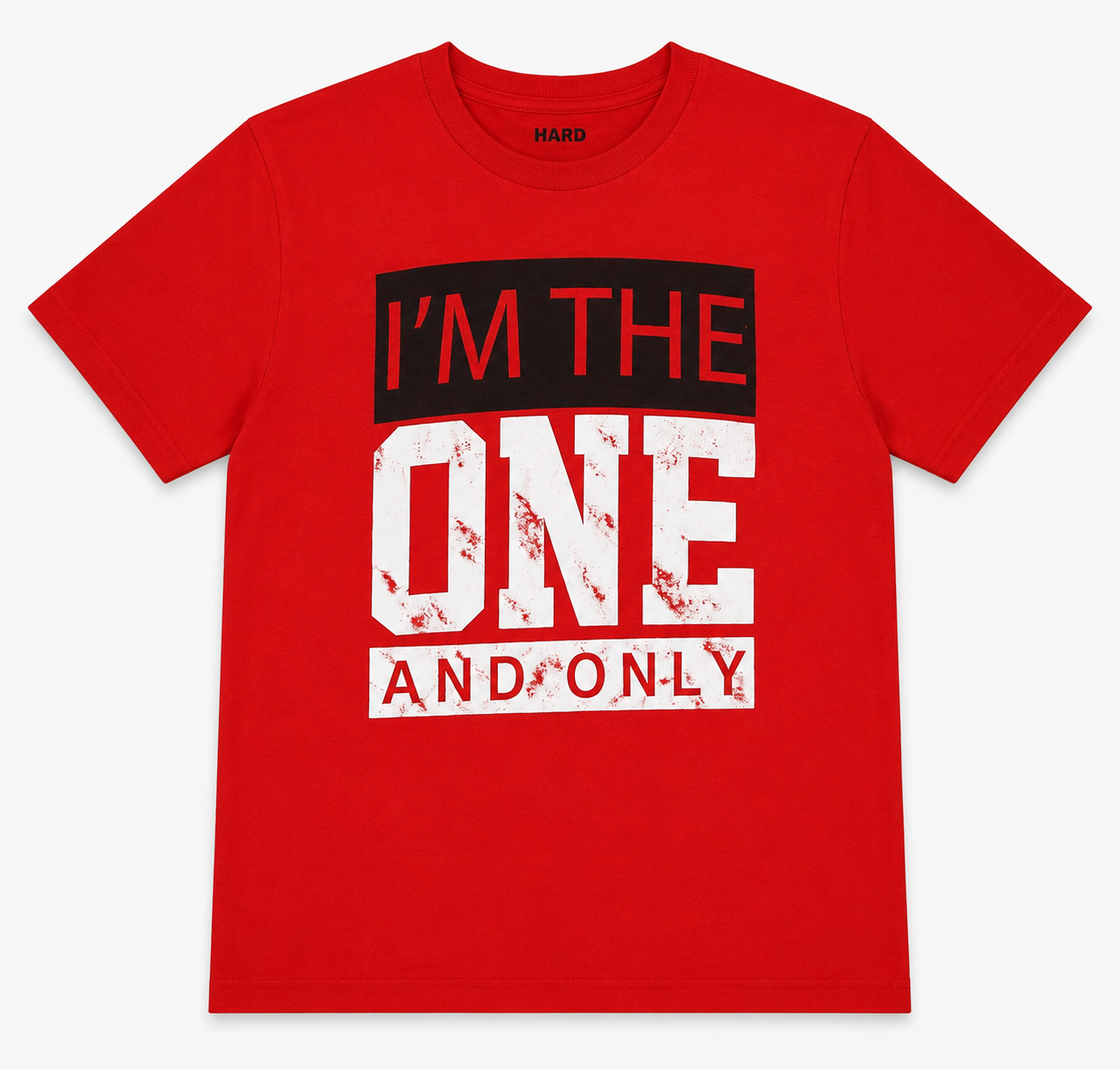 T-SHIRT ROJO PARA HOMBRE | HARD TEN | TALLA L