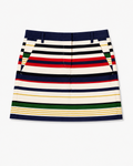 FALDA CORTA CON RAYAS MULTICOLOR | J.CREW | TALL 4 (S)