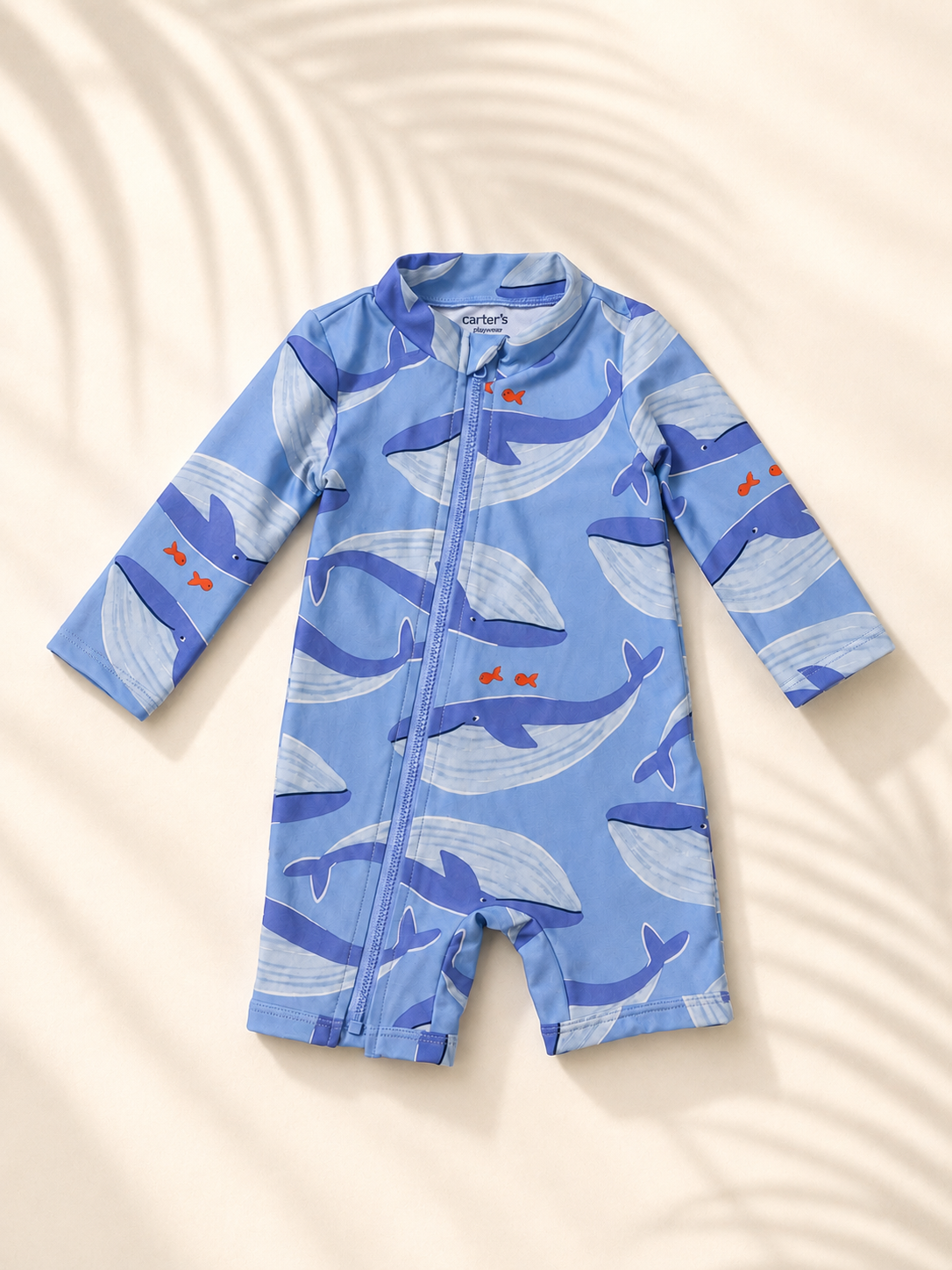 TRAJE DE BAÑO CON ESTAMPADO DE BALLENAS PARA BEBÉ | CARTER'S | TALLA 3-6M